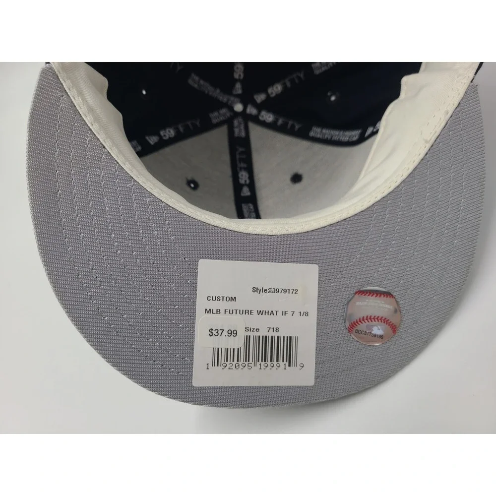 Vintage New York Yankees New Era 59Fifty Fitted 7 1/8 Hat Cap Wool Blend Men MLB